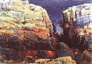 Childe Hassam The Gorge at Appledore oil painting on canvas